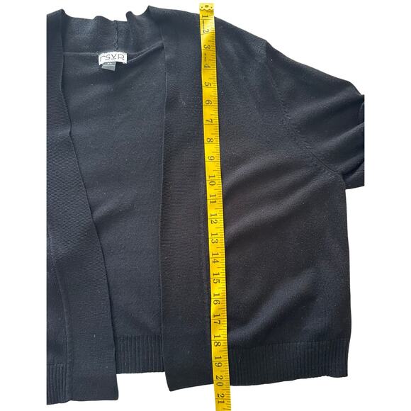 RSVP -Black Open Cardigan- XL - Picture 9 of 9